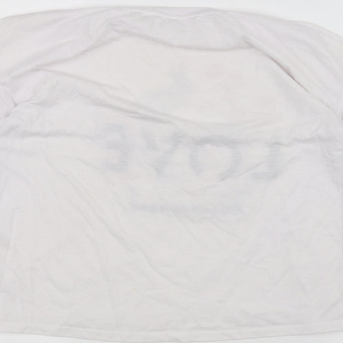 Primark Womens White   Basic T-Shirt Size 12