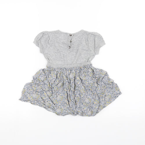 NEXT Baby Grey Floral  A-Line  Size 18-24 Months