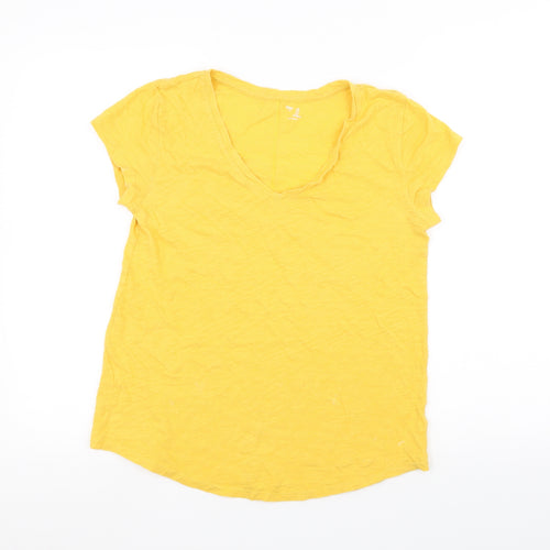 Gap Womens Yellow   Basic T-Shirt Size S