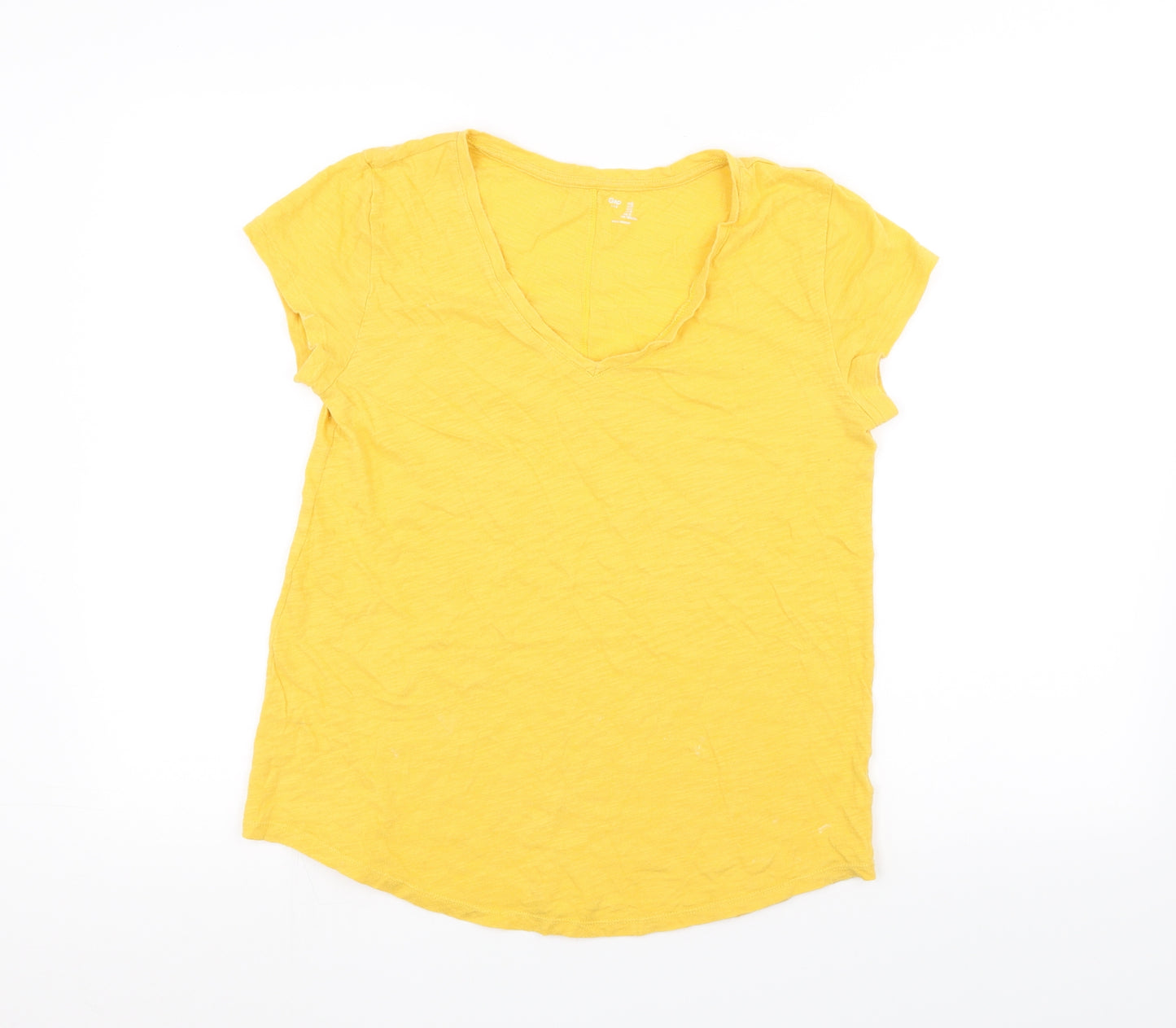 Gap Womens Yellow   Basic T-Shirt Size S