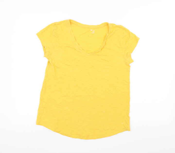 Gap Womens Yellow Basic T-Shirt Size S