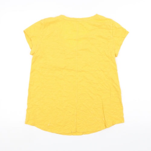 Gap Womens Yellow   Basic T-Shirt Size S