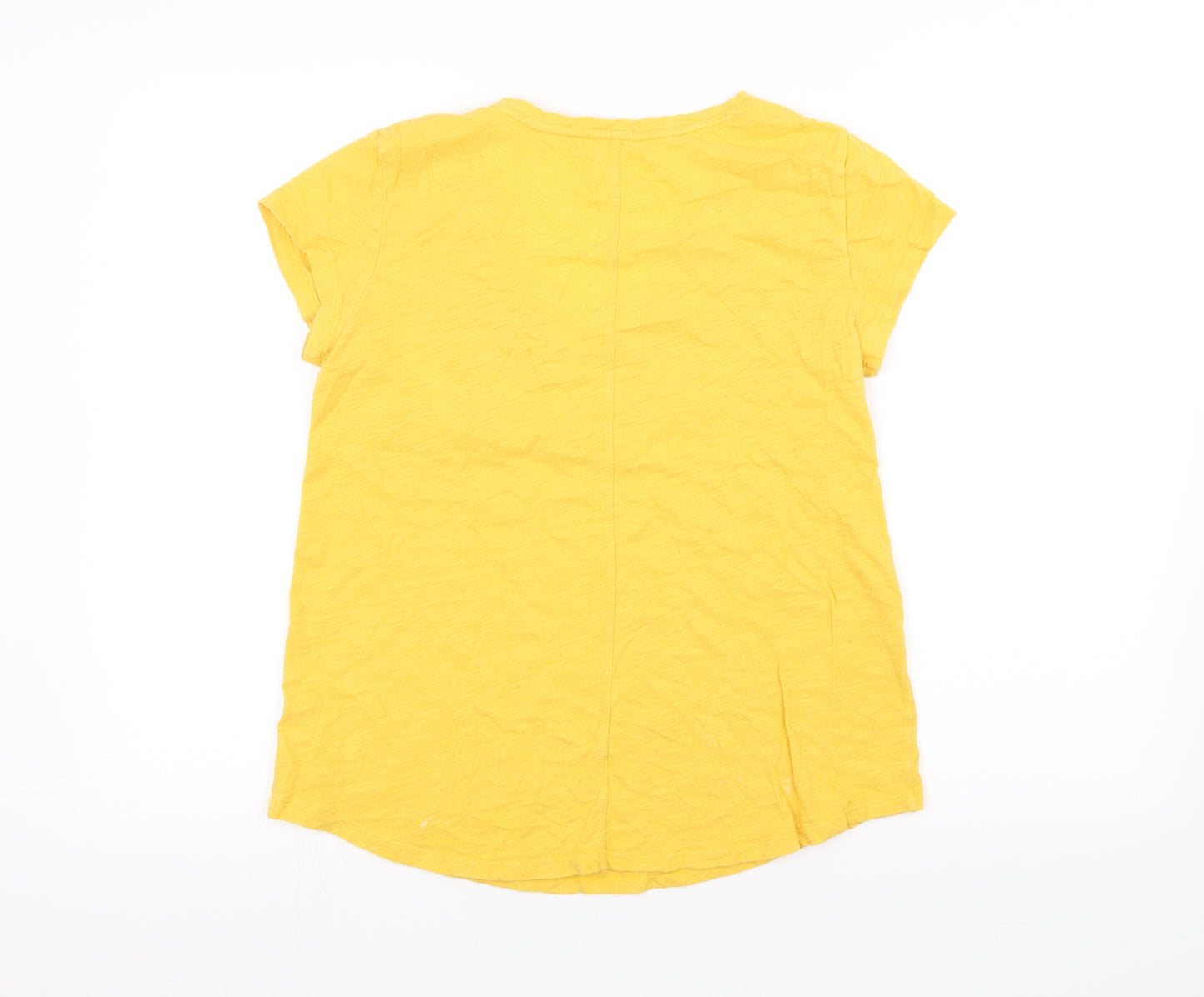 Gap Womens Yellow   Basic T-Shirt Size S