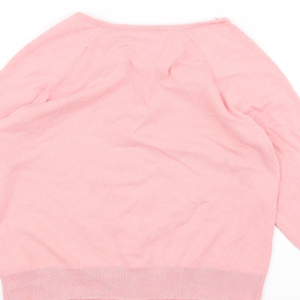 Dorothy Perkins Womens Pink   Cardigan Jumper Size 10