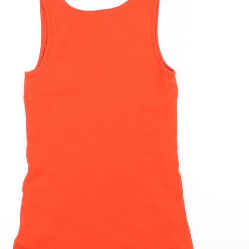 F&F Womens Orange   Basic Tank Size 10