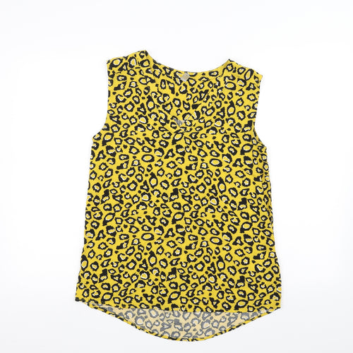 Soyaconcept Womens Yellow   Basic T-Shirt Size S