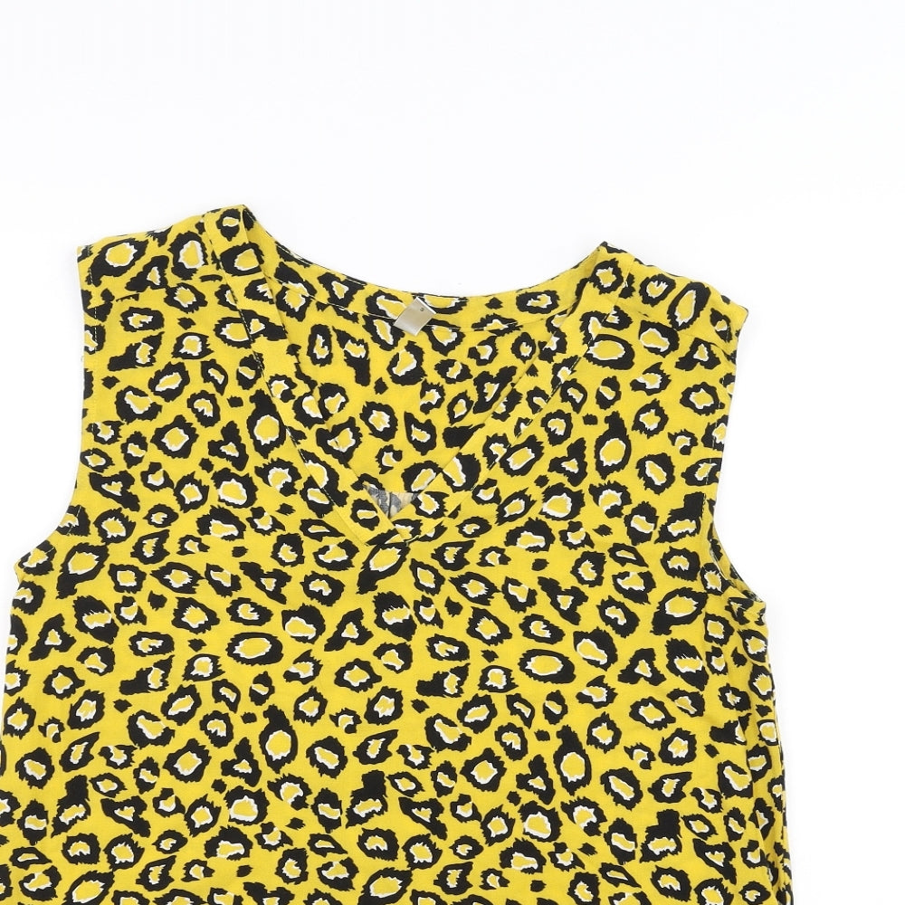 Soyaconcept Womens Yellow   Basic T-Shirt Size S