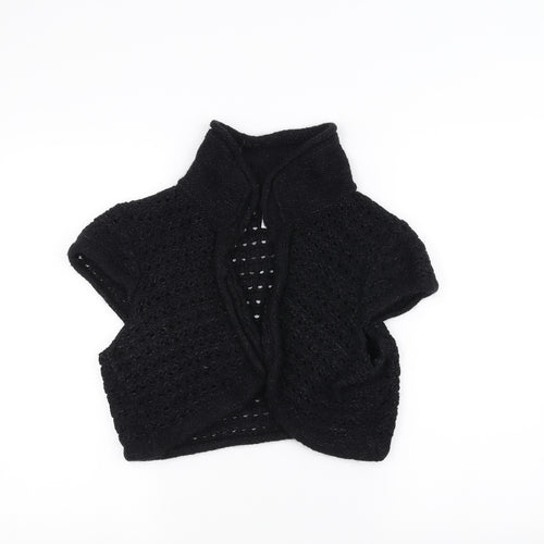 Gap Womens Black  Knit Jacket Coatigan Size L