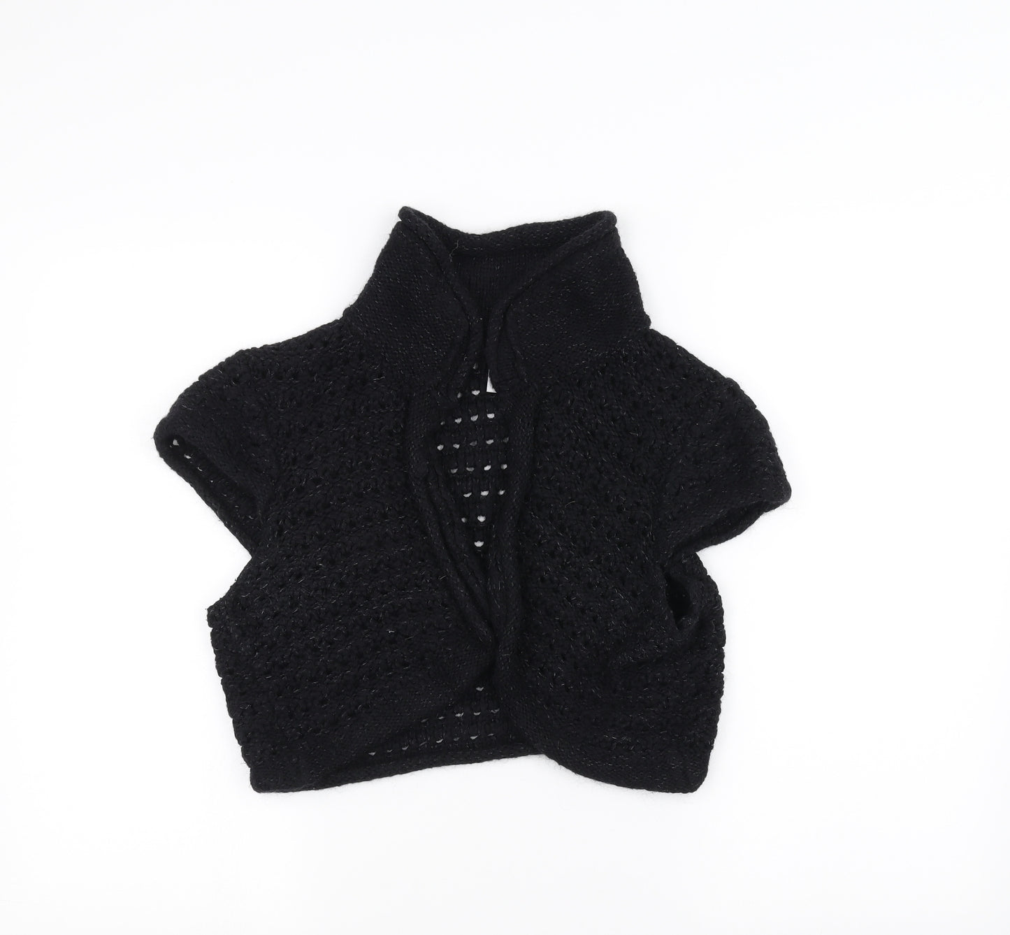 Gap Womens Black  Knit Jacket Coatigan Size L