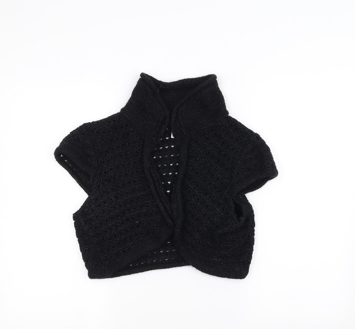 Gap Womens Black  Knit Jacket Coatigan Size L