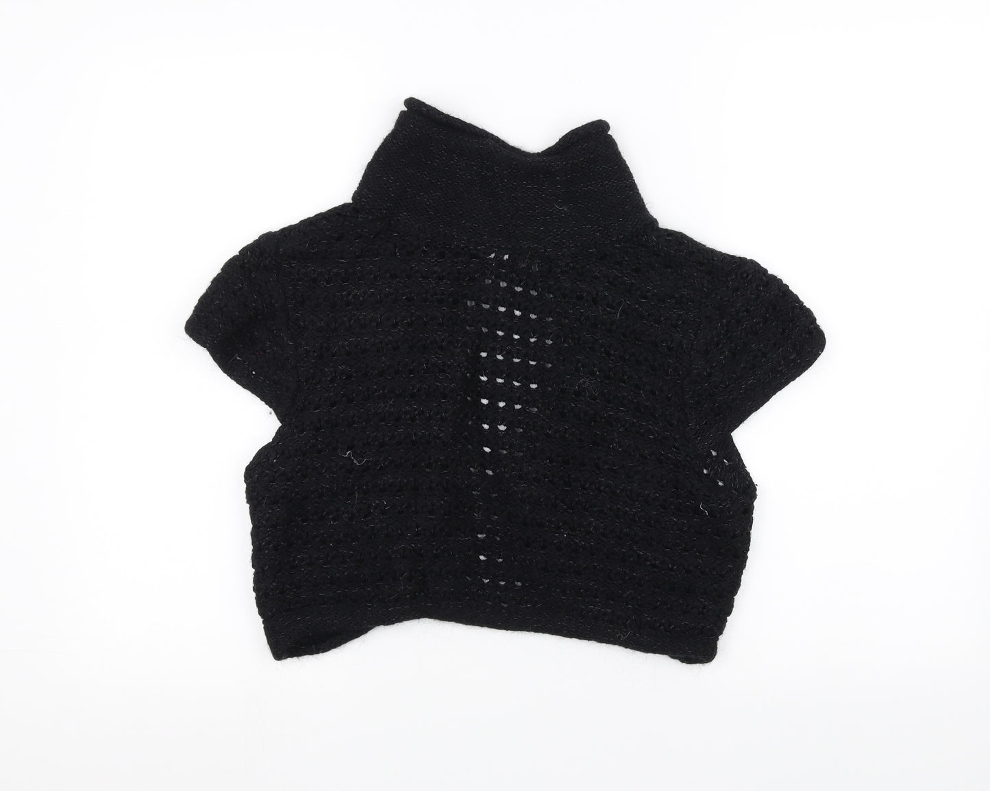 Gap Womens Black  Knit Jacket Coatigan Size L