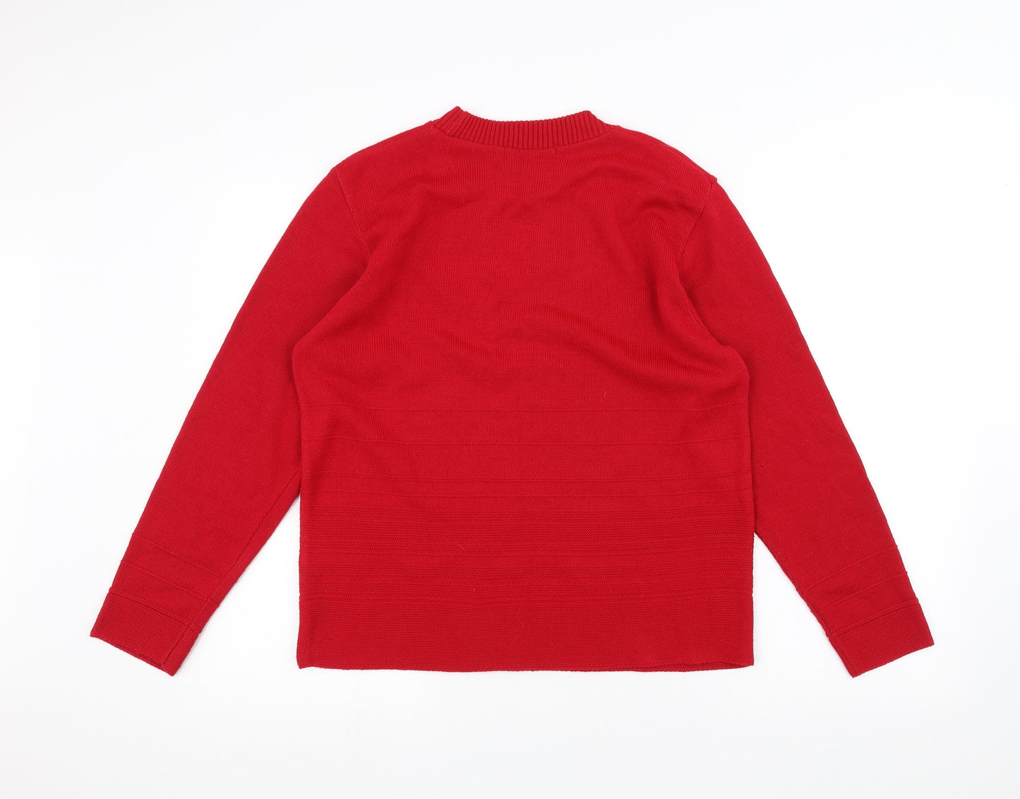 Pure & Natural Womens Red   Pullover Jumper Size L