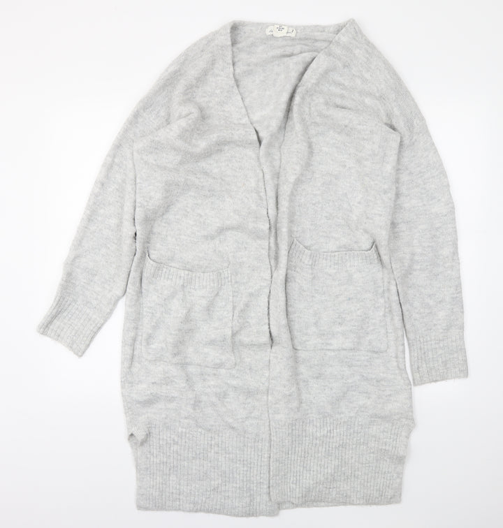 H&M Womens Grey Cardigan Jumper Size S