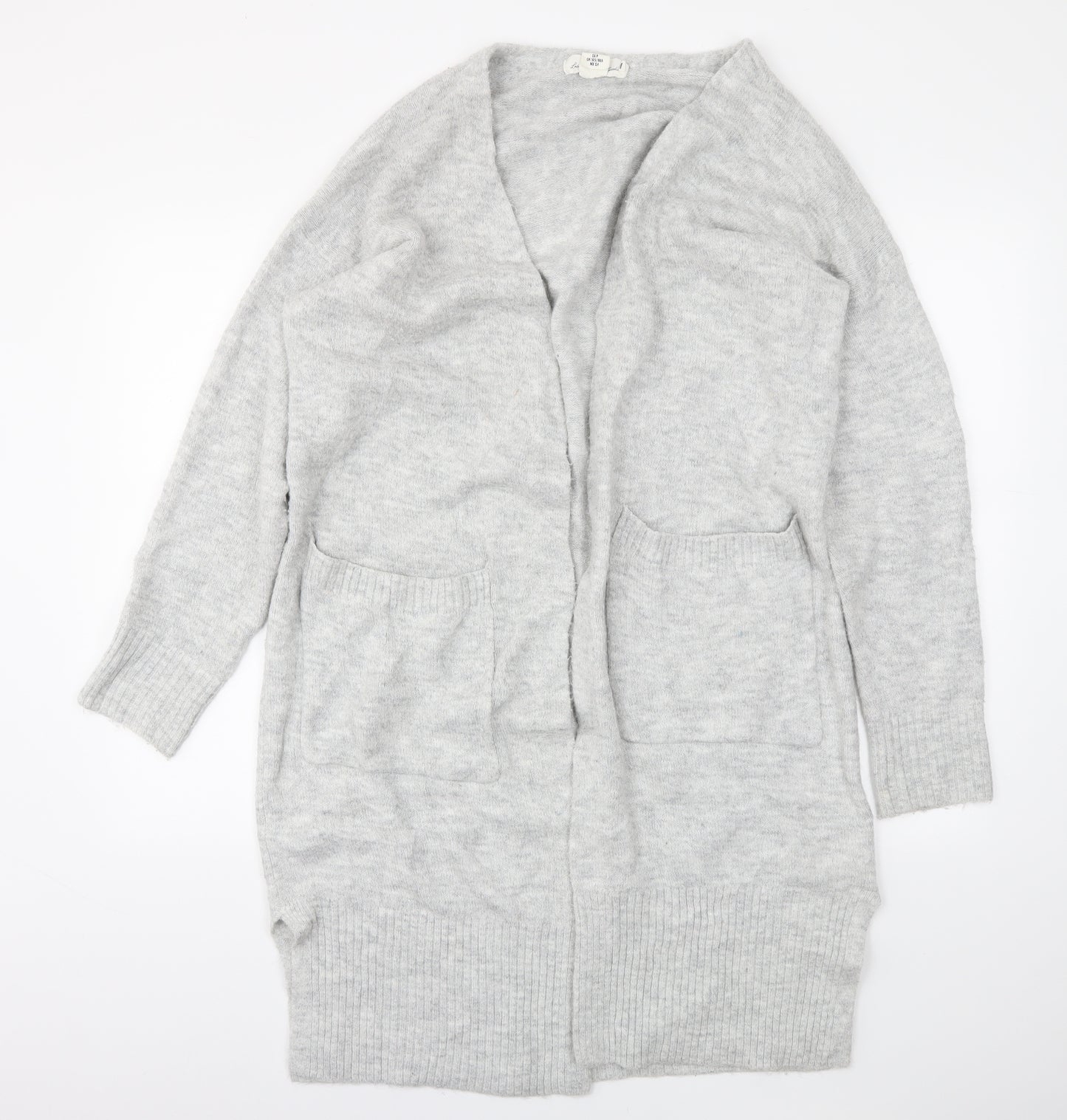 H&M Womens Grey   Cardigan Jumper Size S