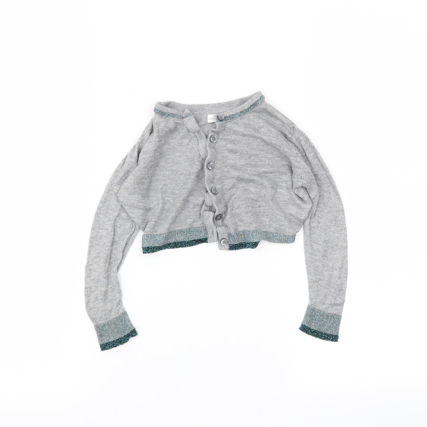 NEXT Girls Grey   Cardigan Jumper Size 3 Years