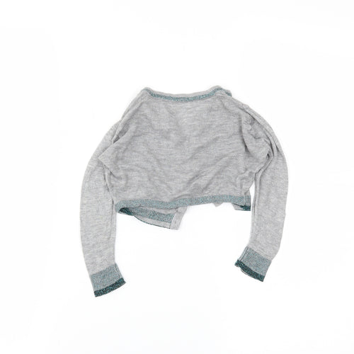 NEXT Girls Grey   Cardigan Jumper Size 3 Years