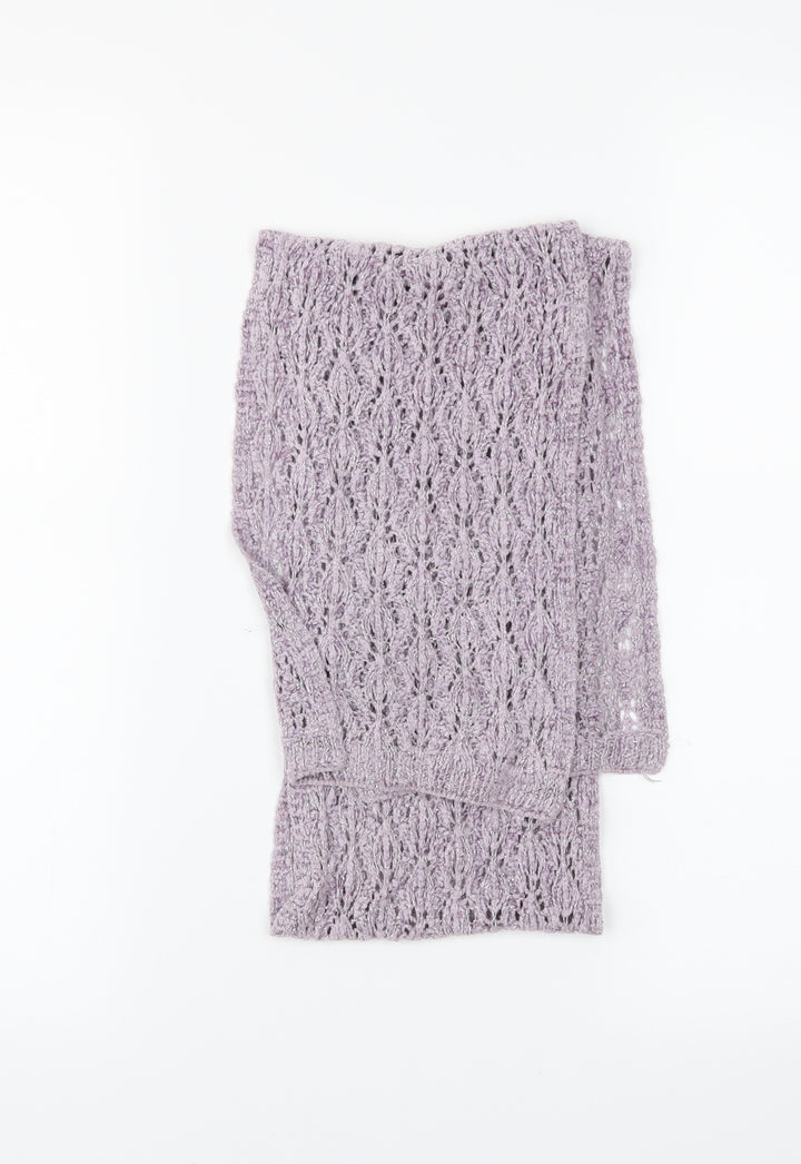 Preworn Girls Grey Scarf Scarves & Wraps One Size