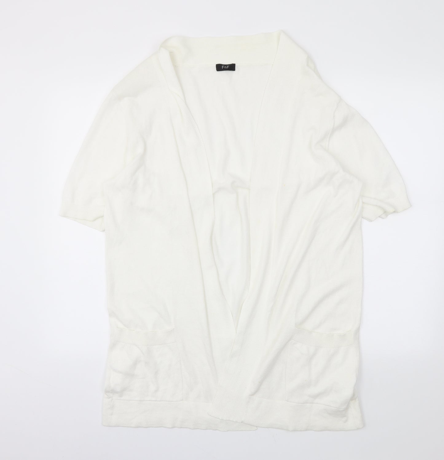F&F Womens Ivory   Wrap Jumper Size 18