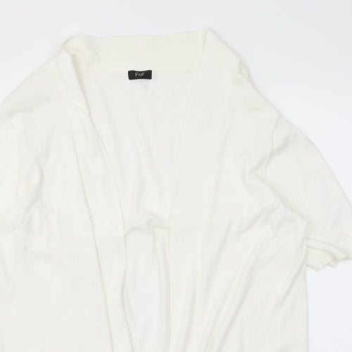 F&F Womens Ivory   Wrap Jumper Size 18