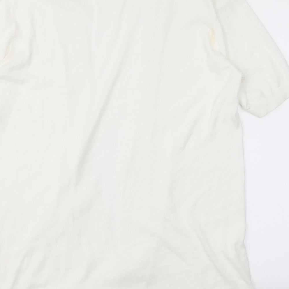 F&F Womens Ivory   Wrap Jumper Size 18