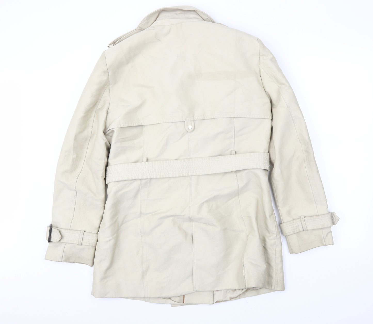 Zara Womens Beige   Trench Coat Coat Size XL