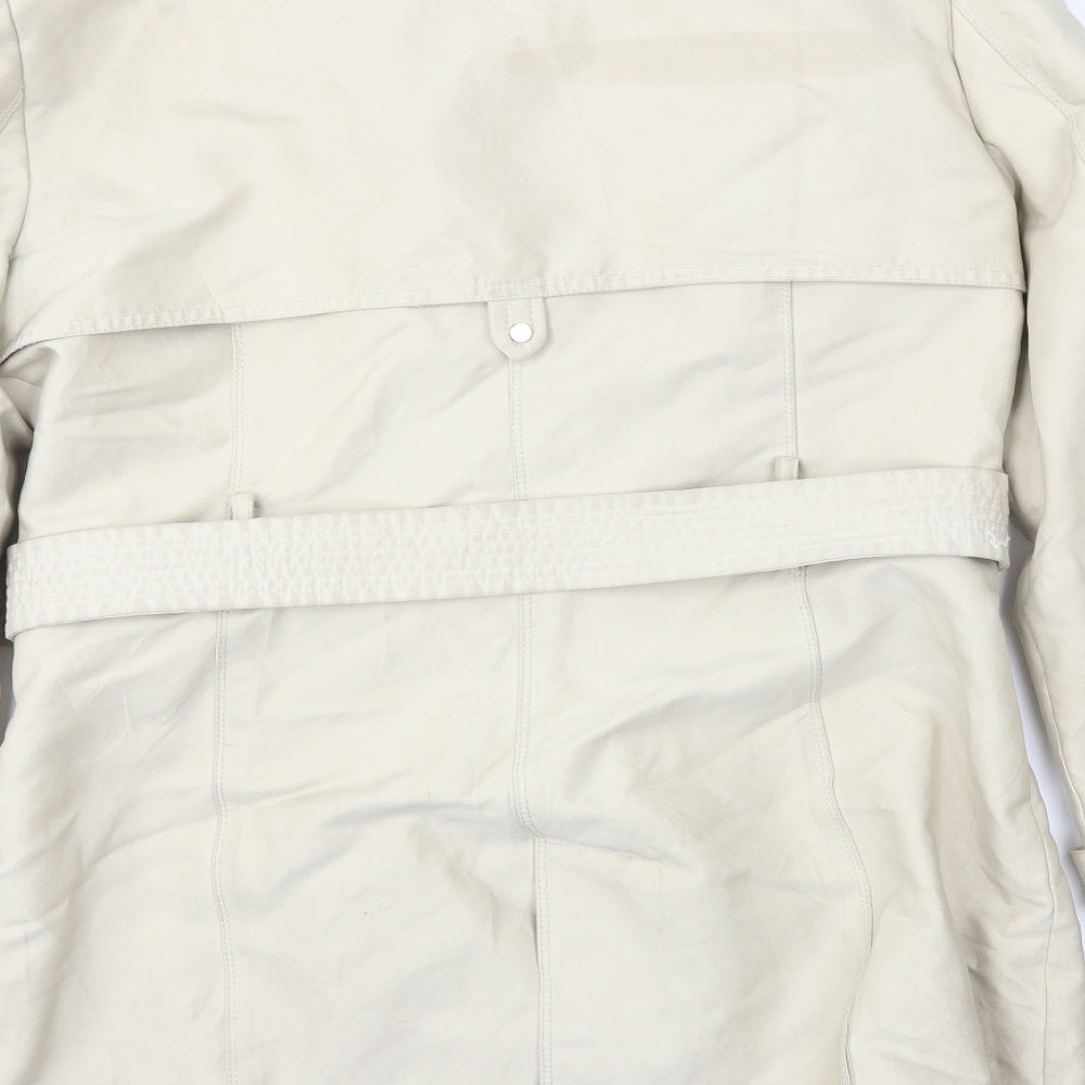 Zara Womens Beige   Trench Coat Coat Size XL