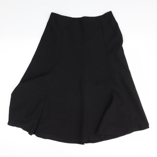 Preworn Womens Black   Swing Skirt Size 30 in