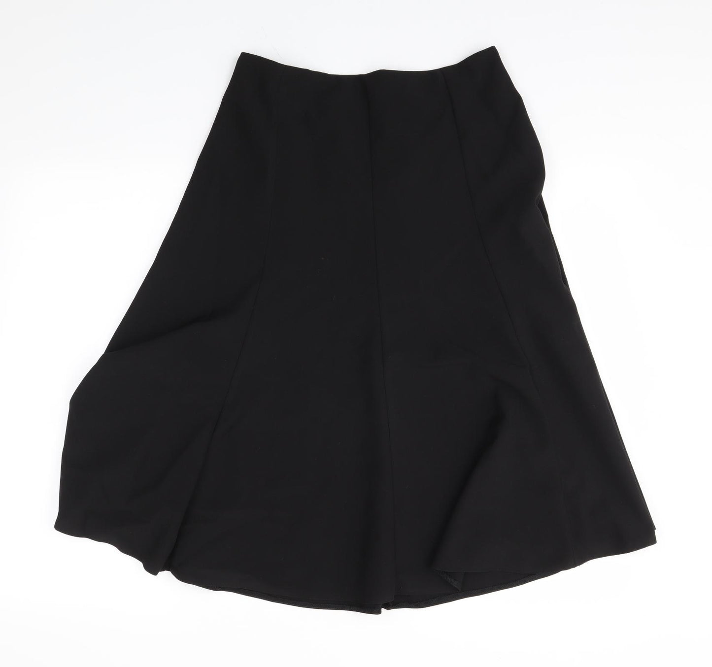 Preworn Womens Black   Swing Skirt Size 30 in