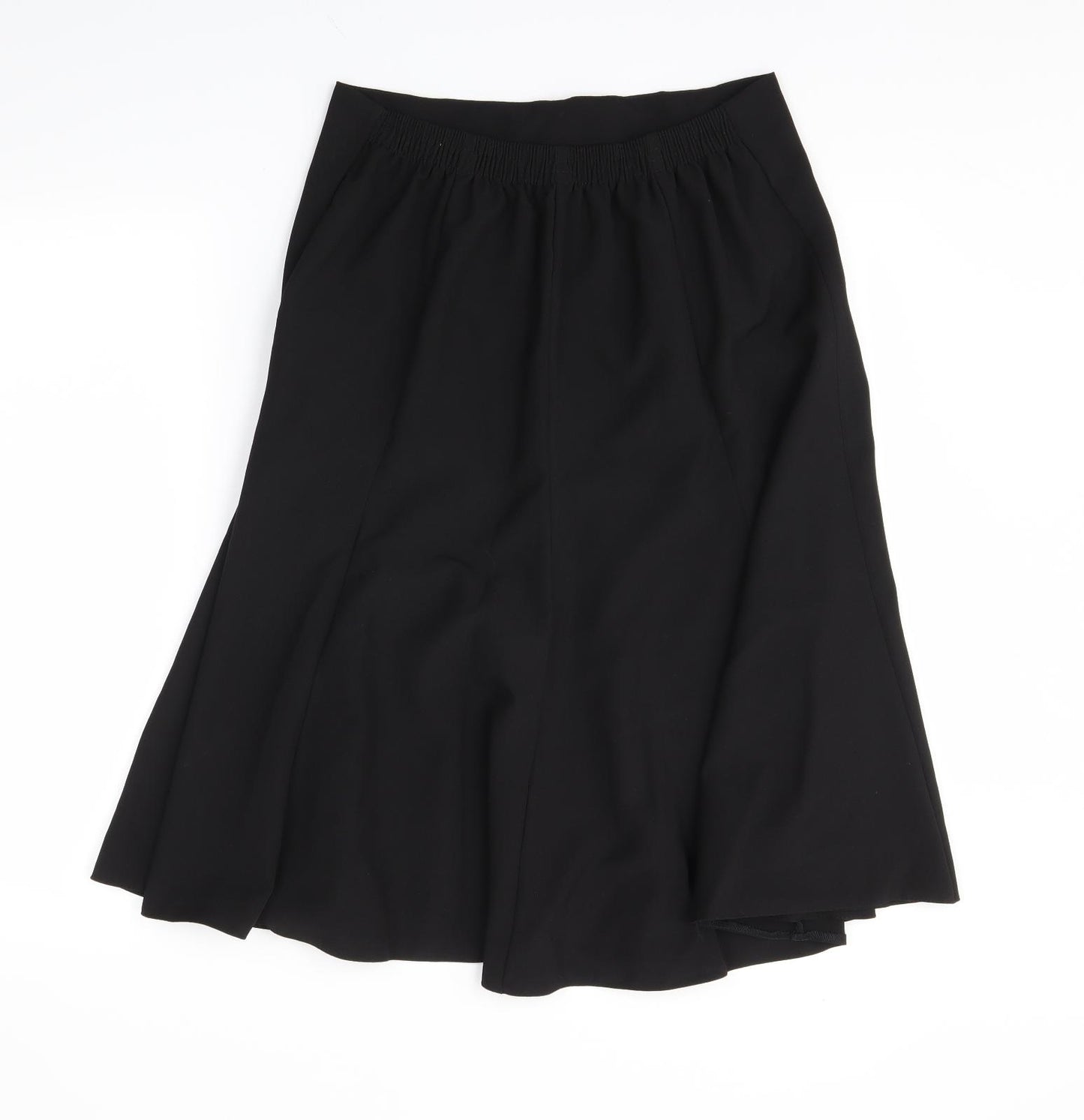 Preworn Womens Black   Swing Skirt Size 30 in