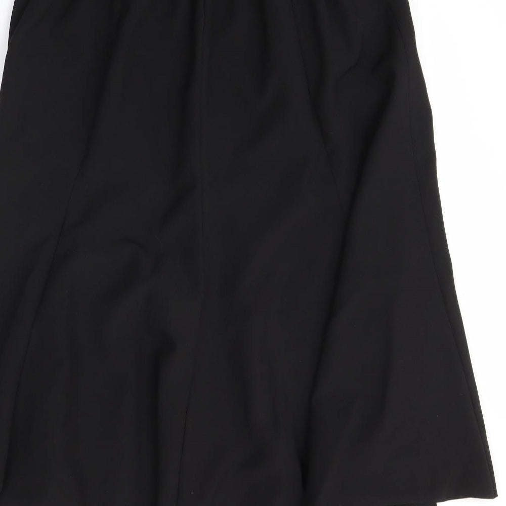 Preworn Womens Black   Swing Skirt Size 30 in