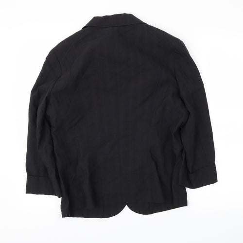 Gelco Womens Black   Jacket Blazer Size 14  - .
