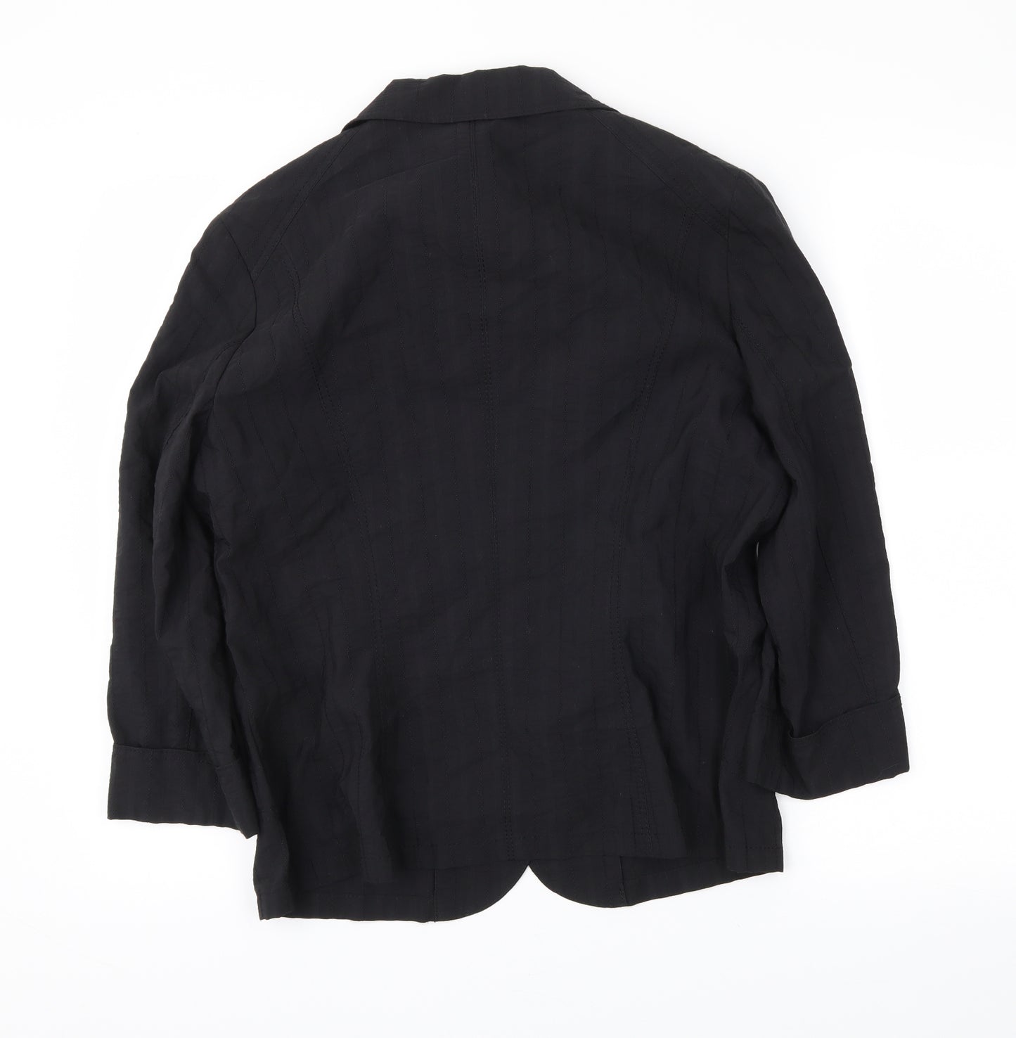 Gelco Womens Black   Jacket Blazer Size 14  - .