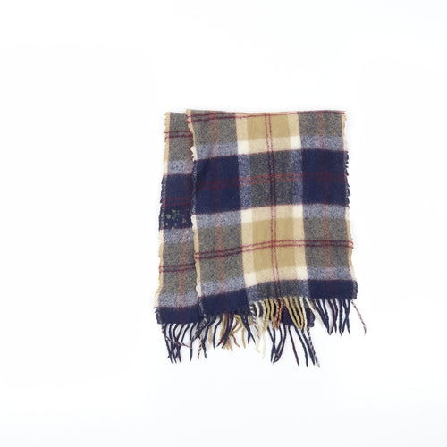Ingles Buchan Unisex Blue Plaid  Scarf Scarves & Wraps One Size