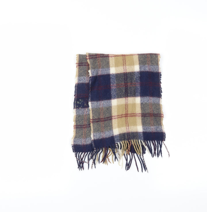 Ingles Buchan Unisex Blue Plaid  Scarf Scarves & Wraps One Size