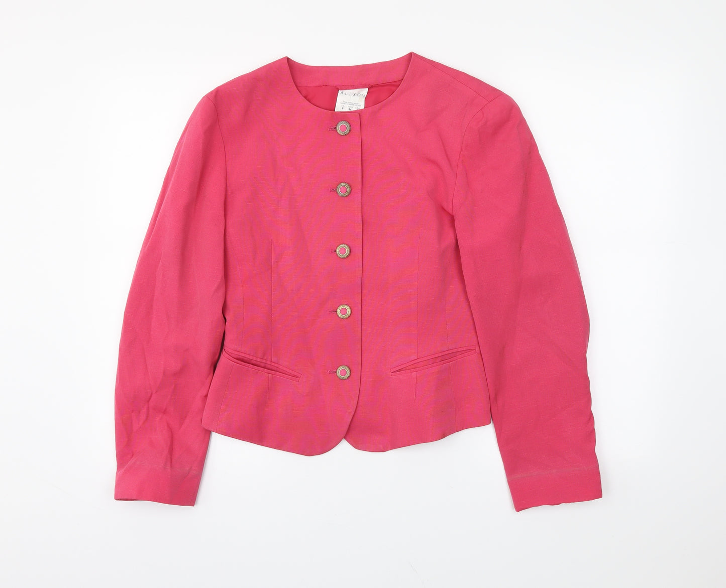ALLXON Womens Pink   Jacket Blazer Size 8