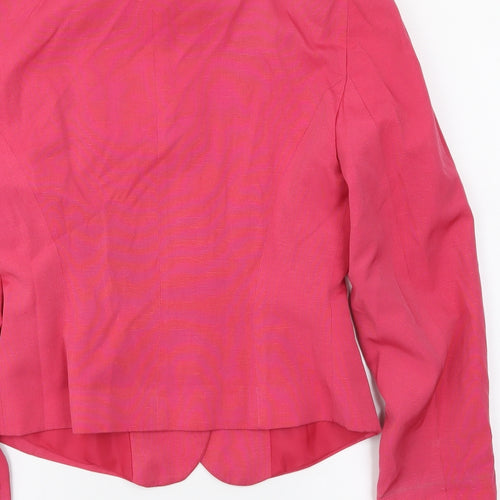 ALLXON Womens Pink   Jacket Blazer Size 8