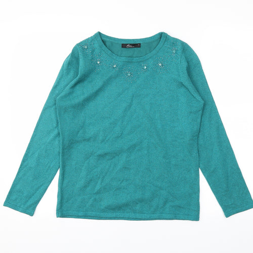 BM Womens Green   Basic T-Shirt Size S