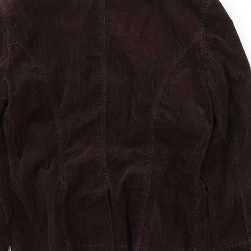 M&S Womens Brown   Jacket Blazer Size 10