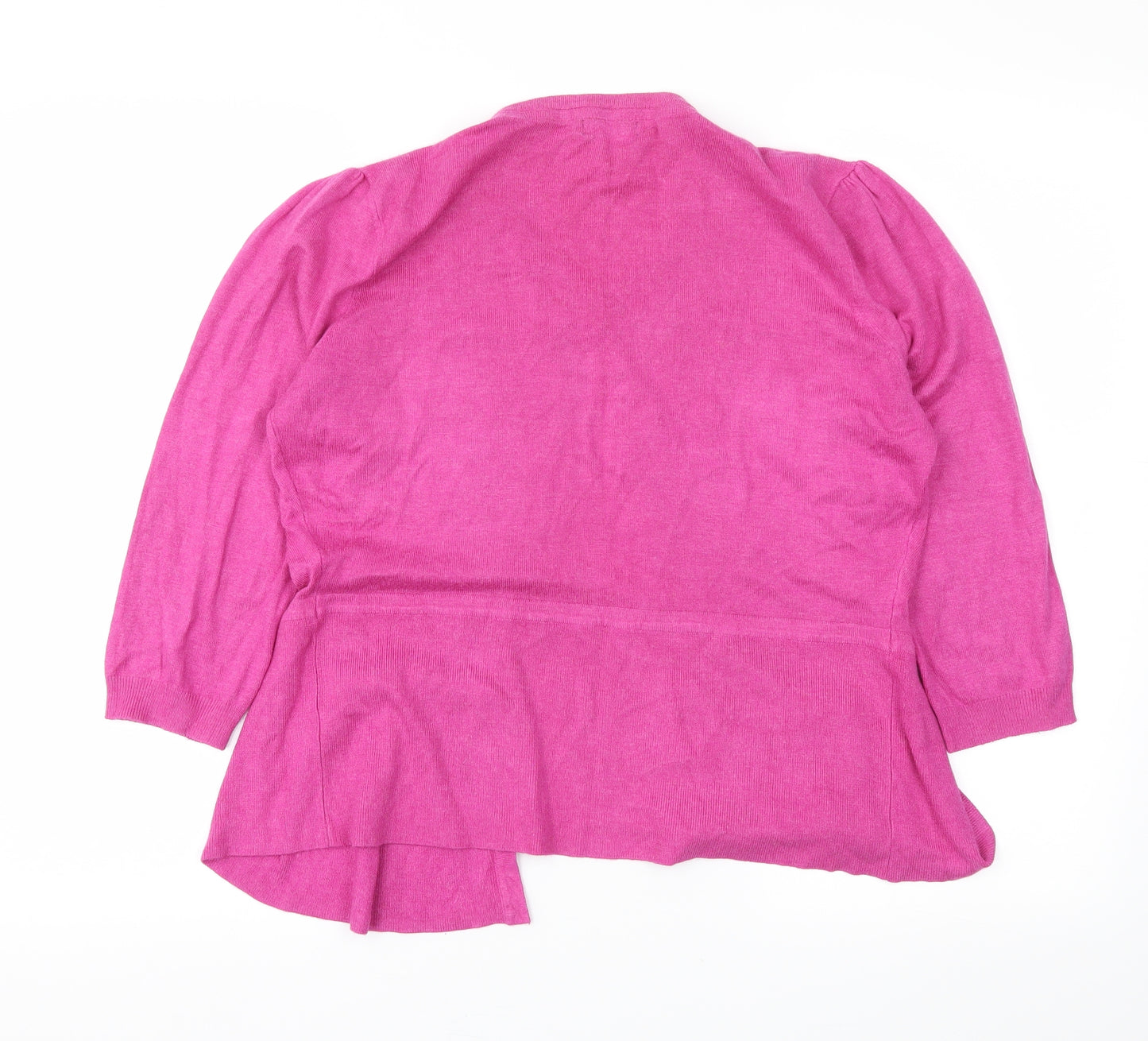 M&Co Womens Purple   Cardigan Jumper Size 12