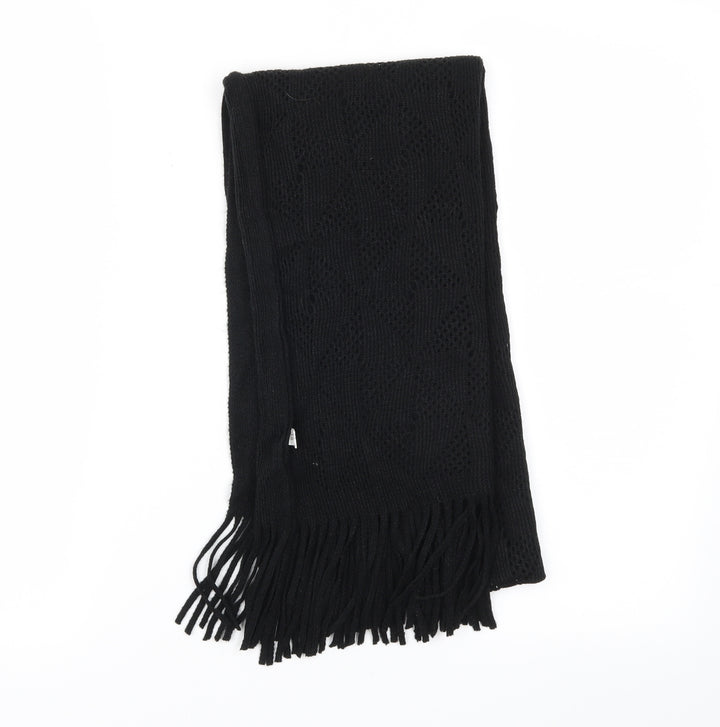 Preworn Unisex Black Scarf