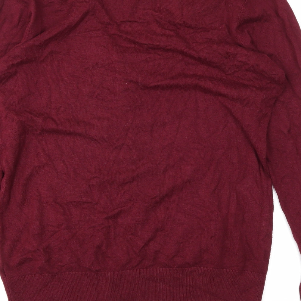 NEXT Womens Red   Cardigan Jumper Size 16