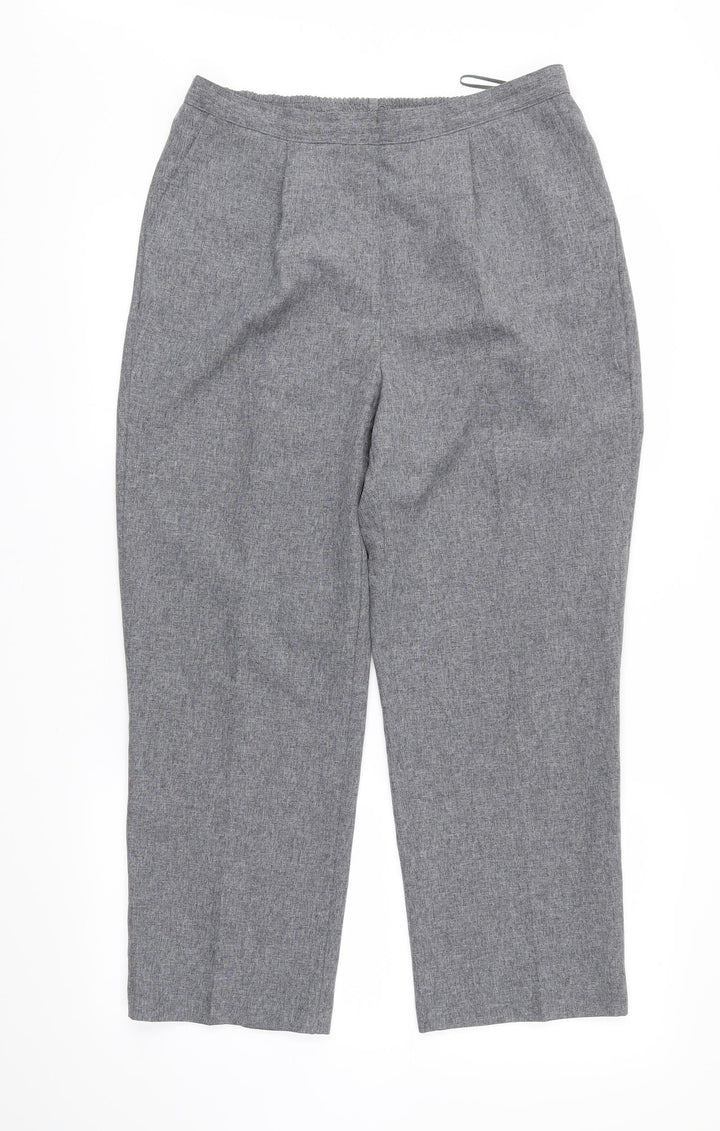 Bonmarché Womens Grey   Trousers  Size 14 L21.5 in - .