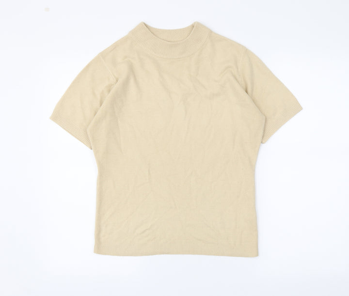 Berkertex Womens Beige Pullover Jumper Size 12