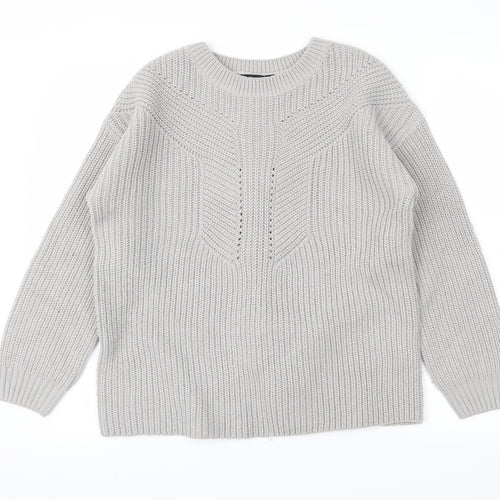 Dorothy Perkins Womens Grey   Pullover Jumper Size 10