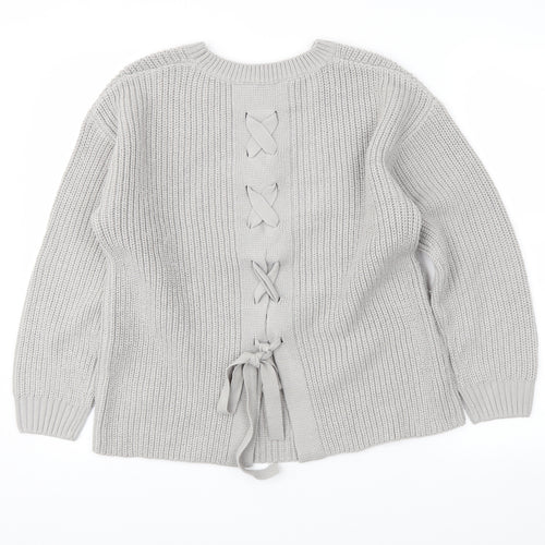 Dorothy Perkins Womens Grey   Pullover Jumper Size 10