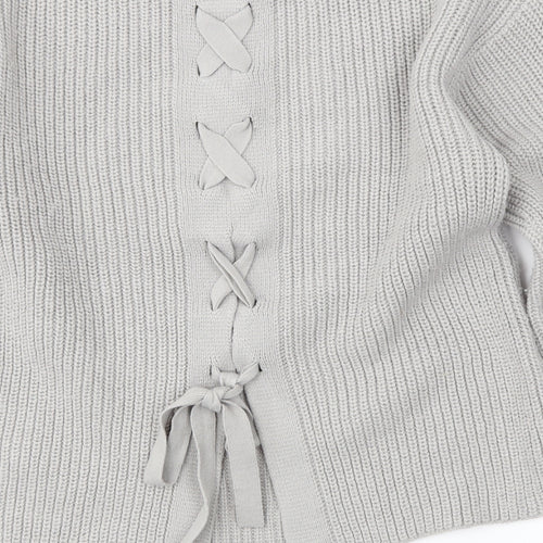 Dorothy Perkins Womens Grey   Pullover Jumper Size 10