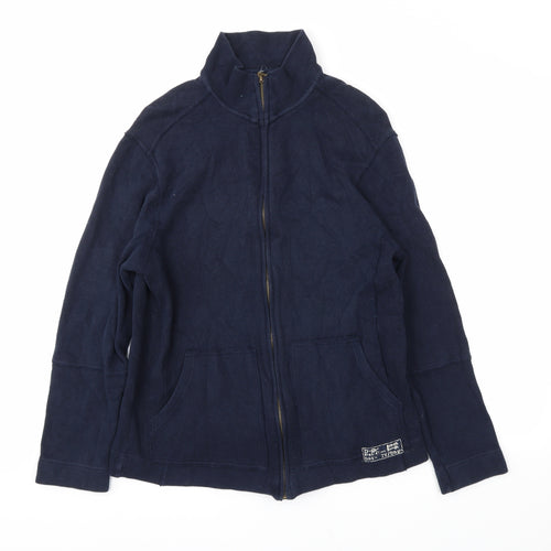 BHS Mens Blue   Full Zip Sweatshirt Size M