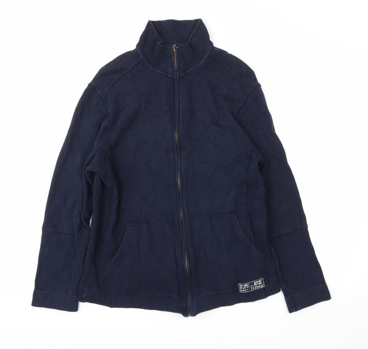 BHS Mens Blue   Full Zip Sweatshirt Size M