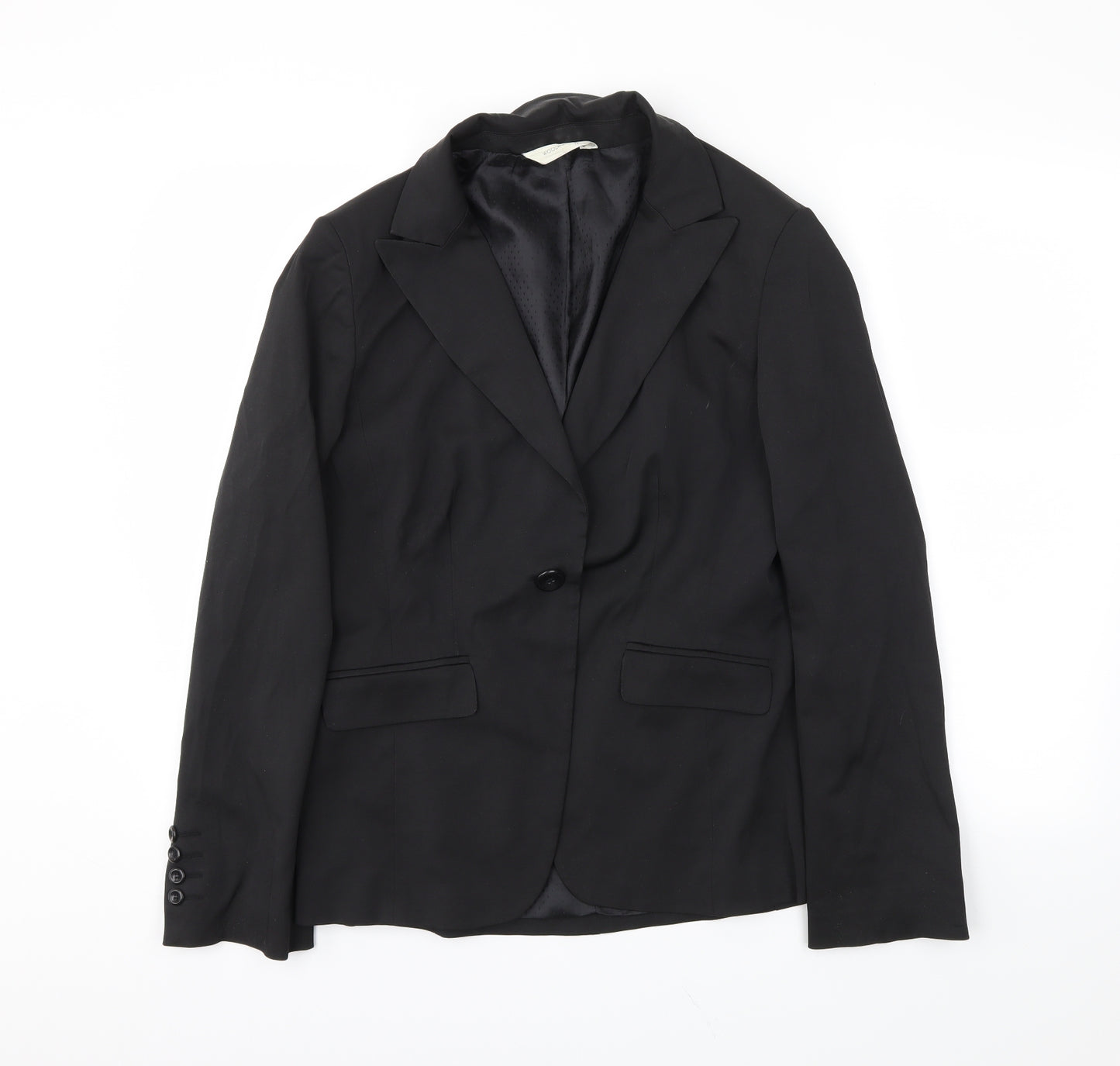 Woolworths Womens Black   Jacket Blazer Size 12