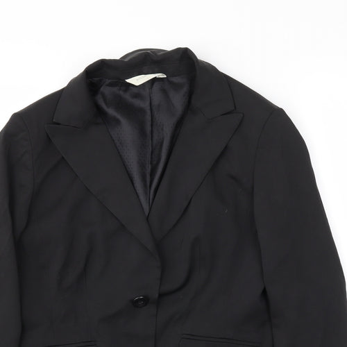 Woolworths Womens Black   Jacket Blazer Size 12